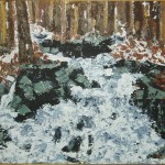 Anne Clark March Meltdown- Darlington Acrylic, Linen Canvas 12”x12”