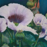 Mary Dunn Deep Purple Pastel 13”x14”