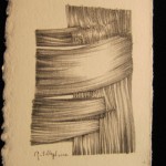 Scott Lloyd Playing God Again-Love graphite on cotton rag 20”x16”
