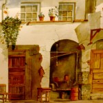 Henry L. Fiore, 
Pittsburgh<br>
<b>Formicholo Italy</b><br>
Watercolor<br>
22 x 30<br>
