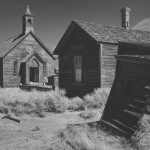 Skip Allen, Ghost Town Church B/W Photo 16 x 20