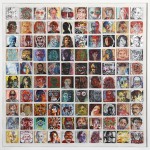 Daniel Bolick, 100 People I Know
Acrylic on wood
37.75 x 37.75 
