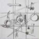 Kathleen Kase Burk, Contentment
Pencil drawing on paper
26 x 26 
