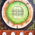 Kenneth Cutway, Heritage Circle Mandala
Acrylic and Resin
30 x 39 
