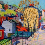 Cal Lynch, The Neighborhood
Oil
24 x 30 
