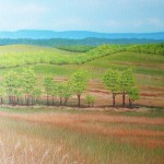 Cliff McGuire, Summer Fields
Acrylic on Canvas
32 x 17
