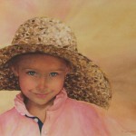 Tracy Wilburn, Meggie Wearing My Hat
watercolor
20 x 23
