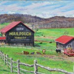 William M. Hoffman, Jr.<br><b>
Oeleshelager Farm</b>
Oil on canvas
20 x 30
