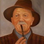 Patricia Jones<br><b>
Uncle Fred</b>
oil on canvas
20 x 16

