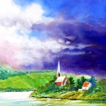 Lee Klingenberg<br><b>
Rhinestorm</b>
Watercolor
19" x 22"
