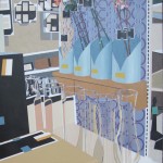 Kristin Turcsanyi<br><b>
Flower End</b>
Acrylic on wood panel
20" x 16"
