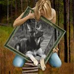 CRITIC'S CHOICE, Kim Curinga, <b>MY GIRL, GONE</b> Digital photo manipulation 40 x 36