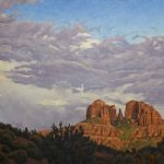Robert Newell
 <b>After the Storm 
at Cathedral Rock </b>
Oil on Canvas, 
20 x 30
