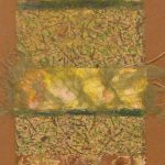 Eileen F. Yeager
<b> Spring Awakening </b>
Monotype Collage, 
32 x 12
