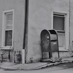 <h3>Skip Allen, 
<b>Main Street Mailbox, </b>B/W Silver Gel photo, 
16 x 20</h3>

