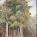 <h3>Pamela Beatty, <b>Sardis Pines,</b>  oil, 16 x 12</h3>