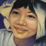 <h3>Cindy Berceli, <b>Joy,</b>  Pastel, 18 3/4 X 21 3/4</h3>