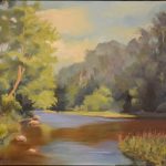 <h3>Patricia Dickun, <b>Loyalhanna Gorge,</b>  oil, 16 x 20</h3>