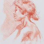 <h3>Zara B. Blair, <b>Between the Lines,</b>  Pastel, 7 3/4  x 11</h3>