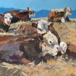 Doreen Currie, When the Cows Came Home
Oil on canvas, 24 x 30

