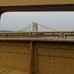 Martha Hopkins Skarlinski, View from the 7th Street Bridge, 
Photography - Continuous Tone Print on Paper, 23 x 23 
 