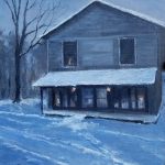 <b><i>AWARD OF MERIT </i></b>
Sponsored by Arlene and Robert Kendra<br>Pamela Beatty,
<b><i>Linesville Farmhouse </i></b>Supply,</i></b>
Oil on Belgian Linen Panel, 14 x 11
