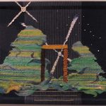 Sandra Trimble, Threshold, Loom Woven Tapestry with Needle Felting, 29 x 23
