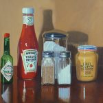 Robert Huckestein
<br><b>Sugar And Spice</b><br>
Oil on canvas, 
24 x 20
