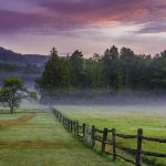 Clare Kaczmarek, 
<B>Summer Morning in Rector, </B>
Photography - Giclee Print, 
22 x 30
