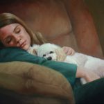 <B><H2>AWARD OF EXCELLENCE--
Realistic/Impressionistic Painting	
Sponsored by Janet and Gary Bucciarelli 
In Memory of Elizabeth Shaw Gamble</H2></B><BR><BR>
Lisa Bane, 
<B>Sunday Snuggles,</B> 
Oil, 
18 x 24
