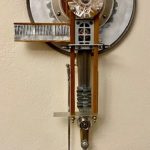 Ronald Nigro,
Tune In,
Mixed Media, wood, tech salvage, found objects, and hardware.
25 x 11 x 5
